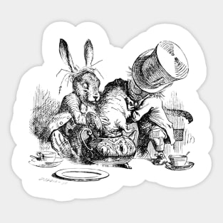 The Mad Hatter Tea Party Sticker